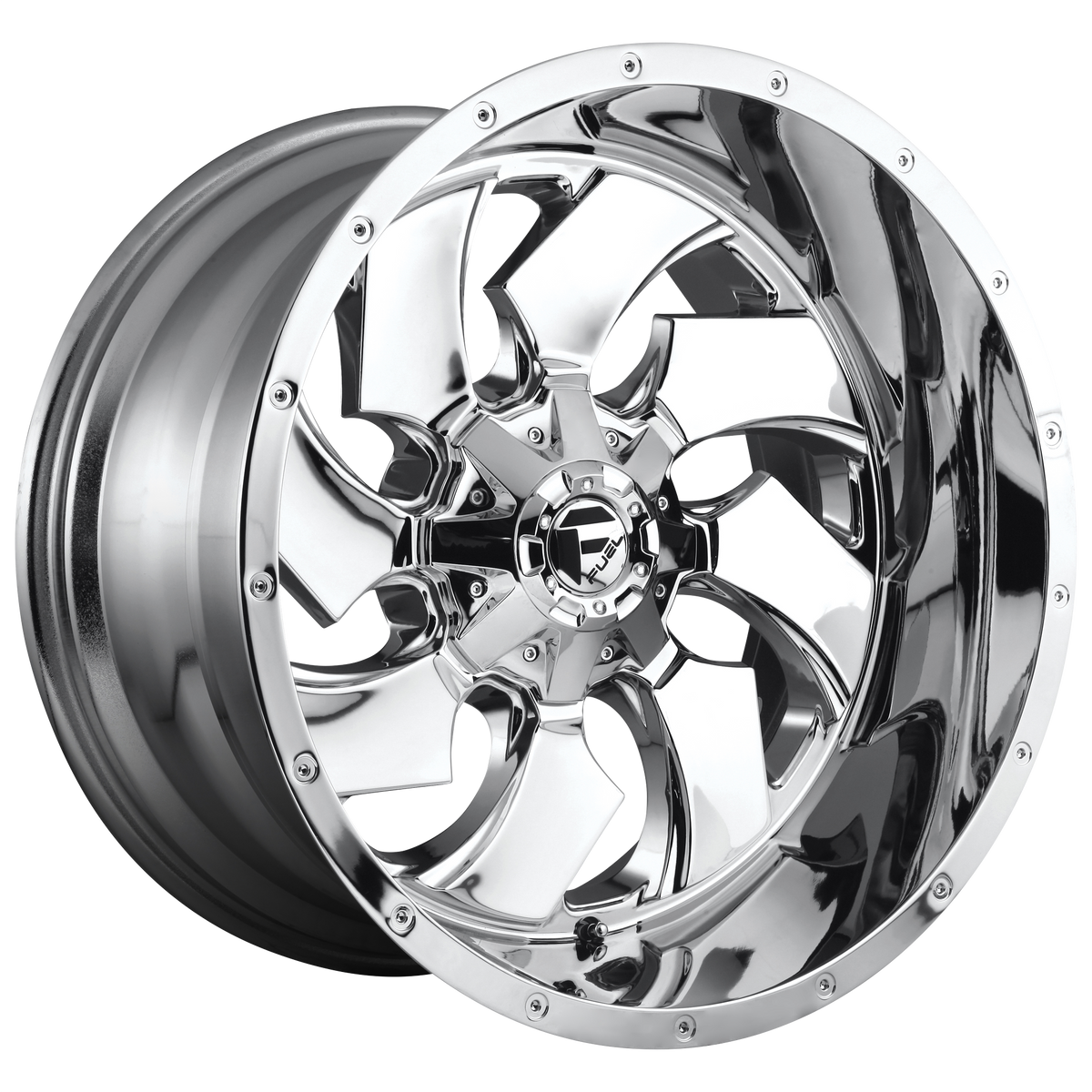 Fuel CLEAVER Chrome wheel view 2