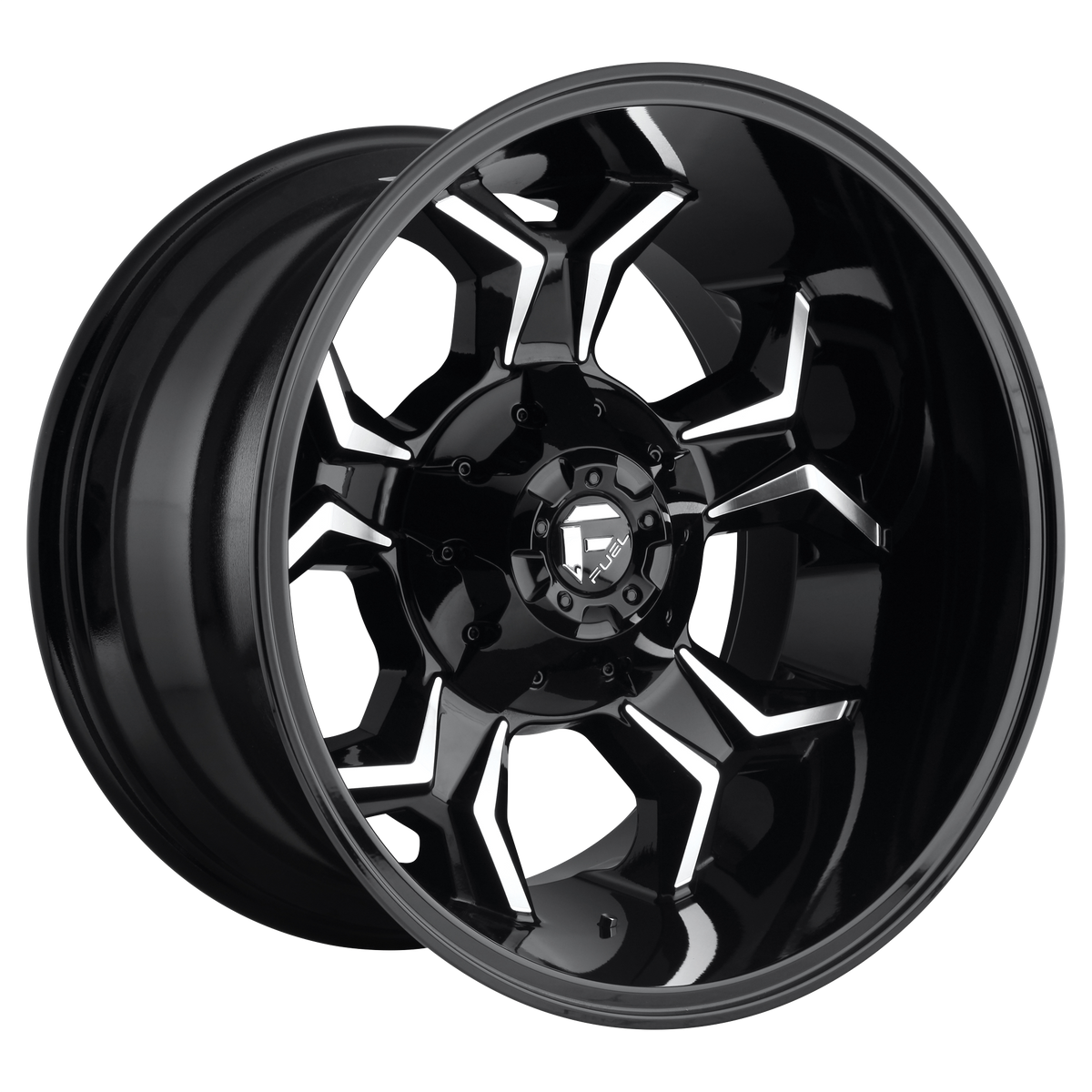 Fuel AVENGER Gloss Black Milled wheel view 2