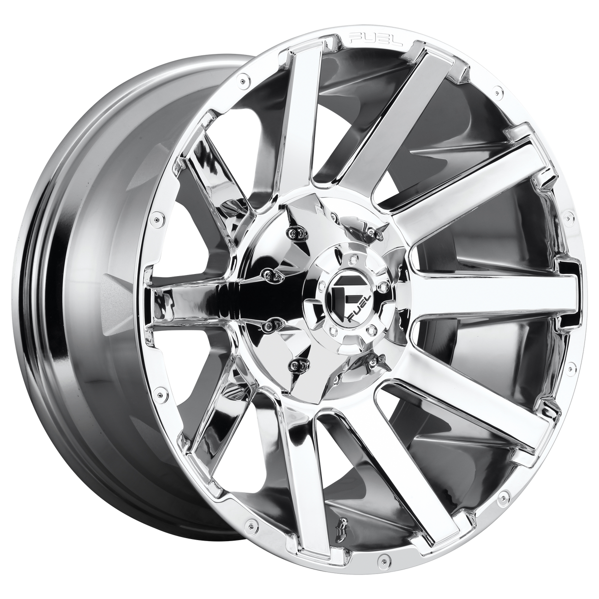Fuel CONTRA Chrome wheel view 2