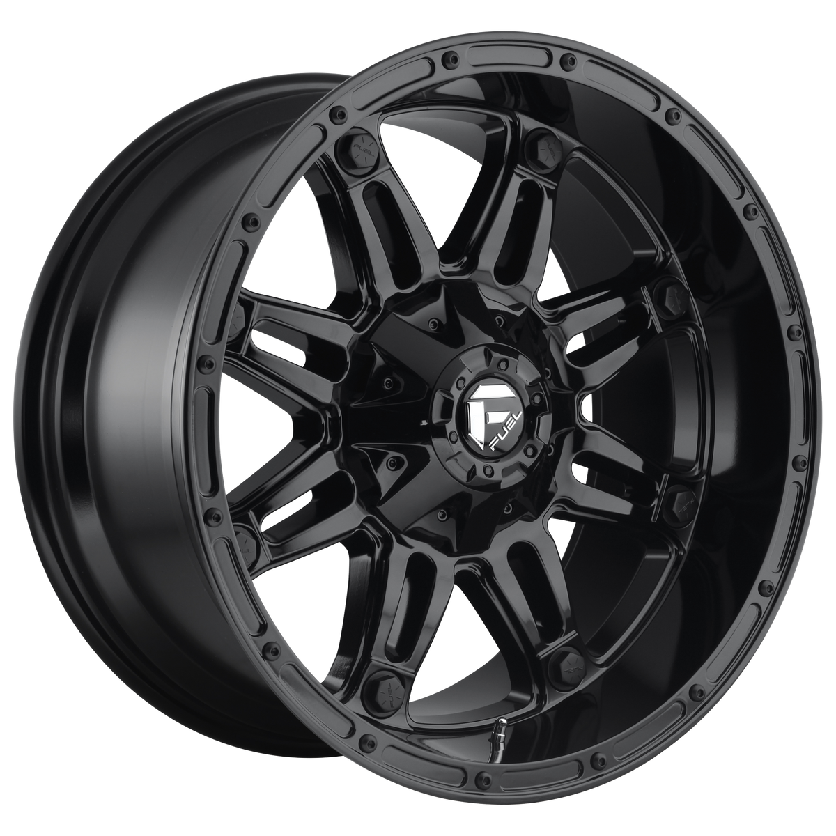 Fuel HOSTAGE Gloss Black wheel view 2