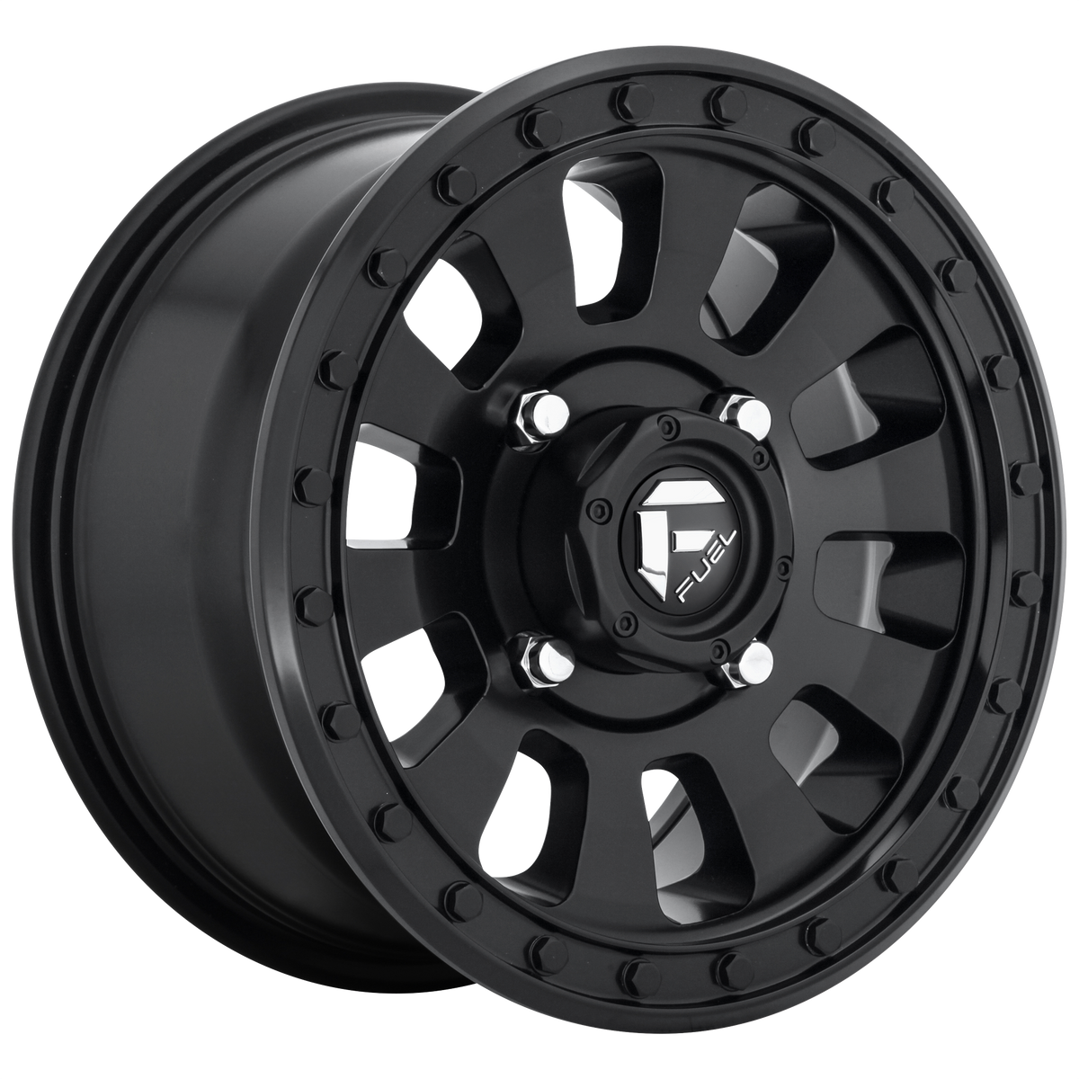 Fuel TACTIC Matte Black wheel view 2