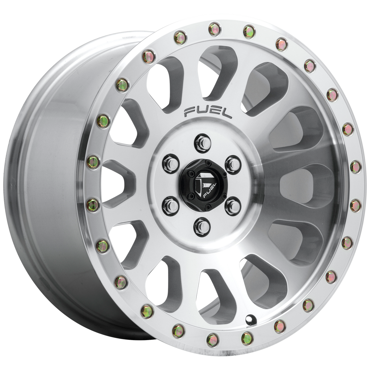 Fuel VECTOR Diamond Cut Machined wheel view 2