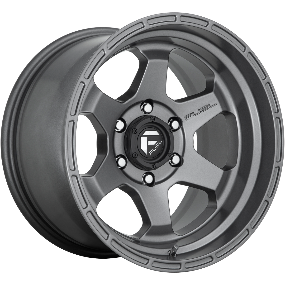 Fuel SHOK Matte Anthracite wheel view 2