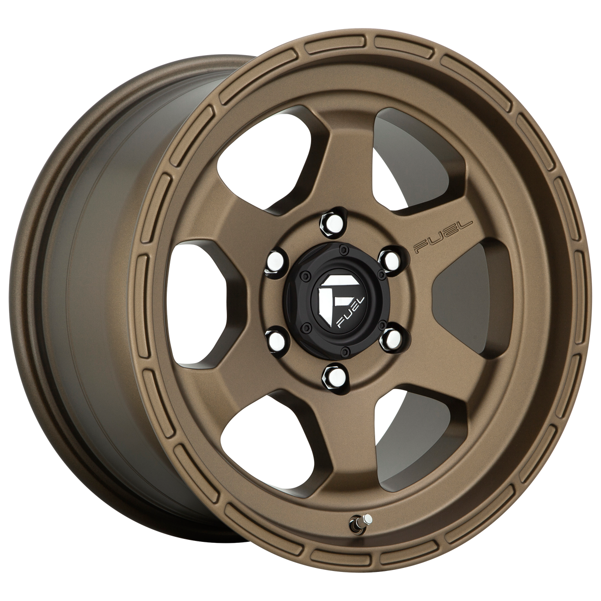 Fuel SHOK Matte Bronze wheel view 2