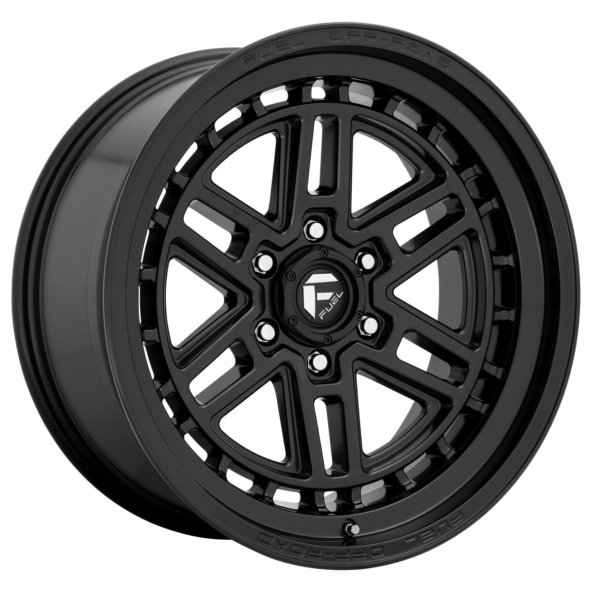 Fuel NITRO Matte Black wheel view 4