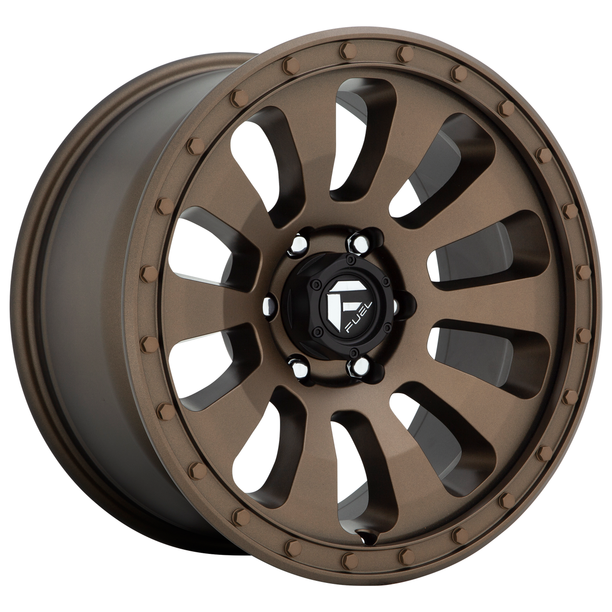 Fuel TACTIC Matte Bronze wheel view 2