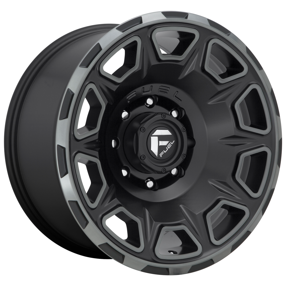 Fuel VENGEANCE Matte Black Double Dark Tint wheel view 4