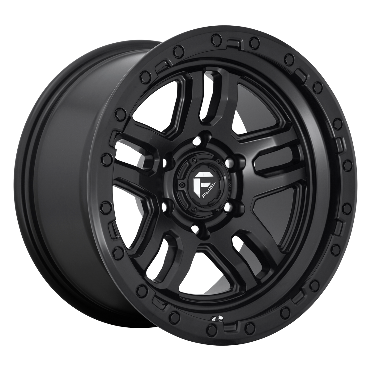 Fuel AMMO Matte Black wheel view 4