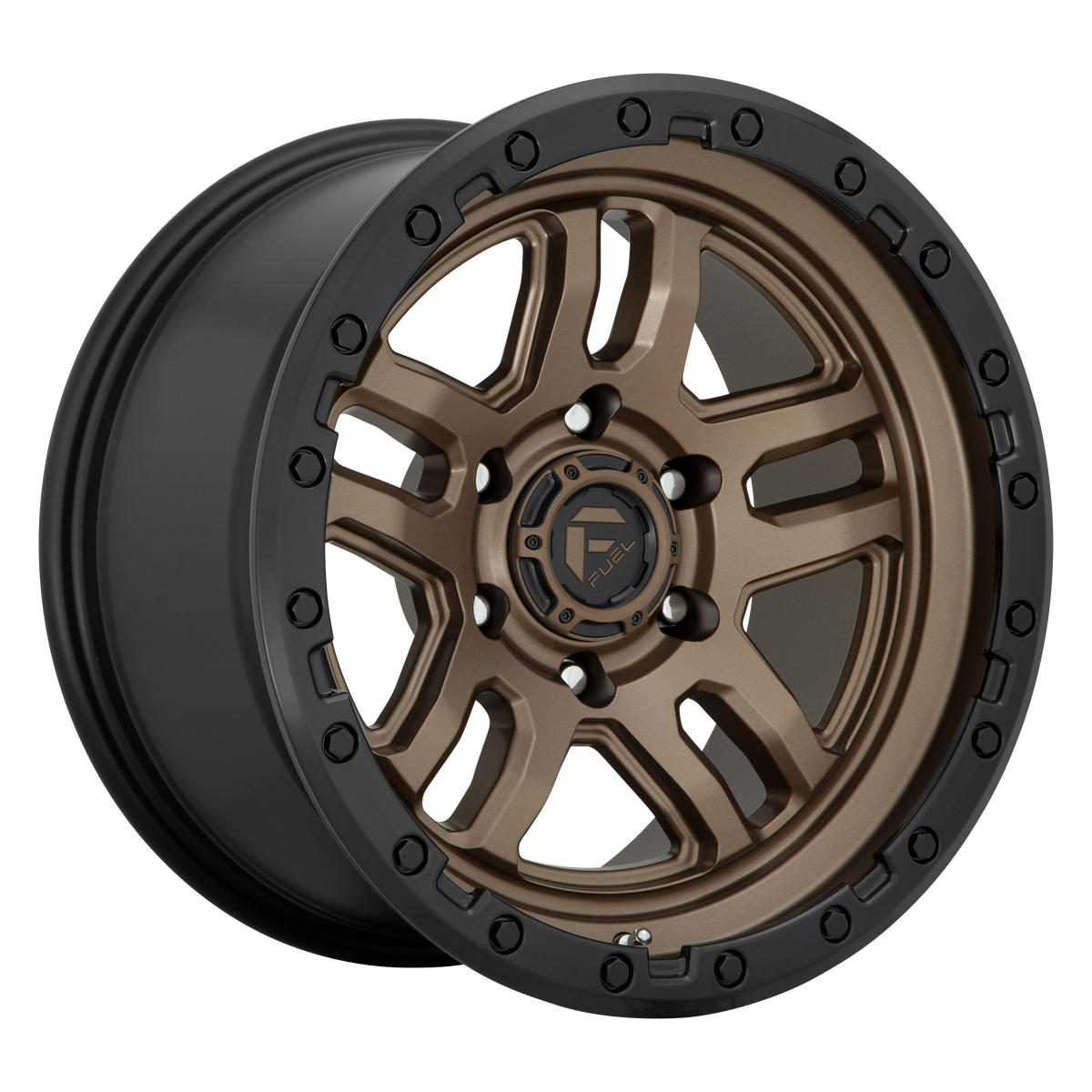 Fuel AMMO Matte Bronze Black Bead Ring wheel view 4
