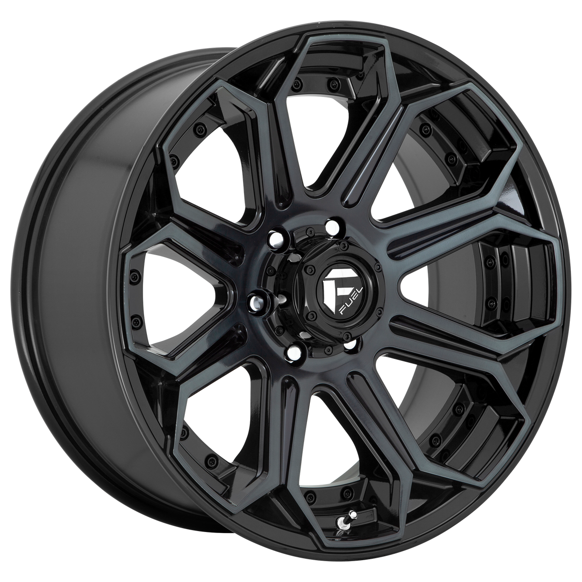 Fuel SIEGE Gloss Mach Double Dark Tint wheel view 2