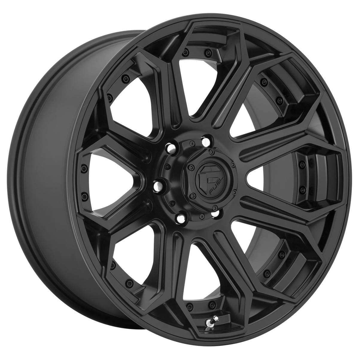 Fuel SIEGE Matte Black wheel view 2