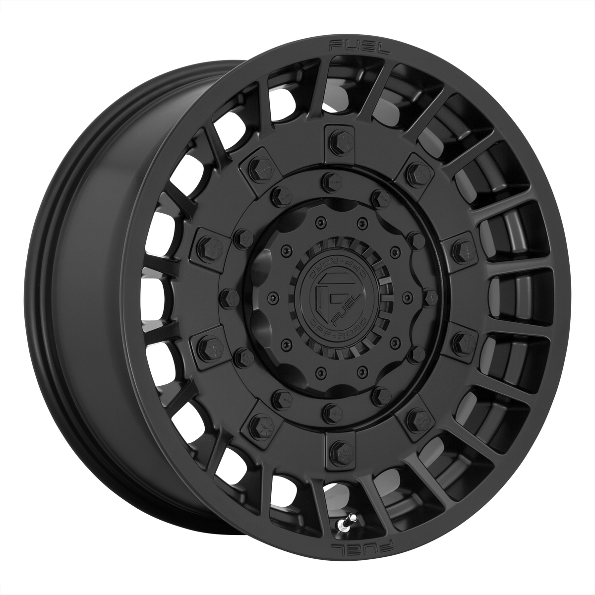 Fuel MILITIA Matte Black wheel view 4