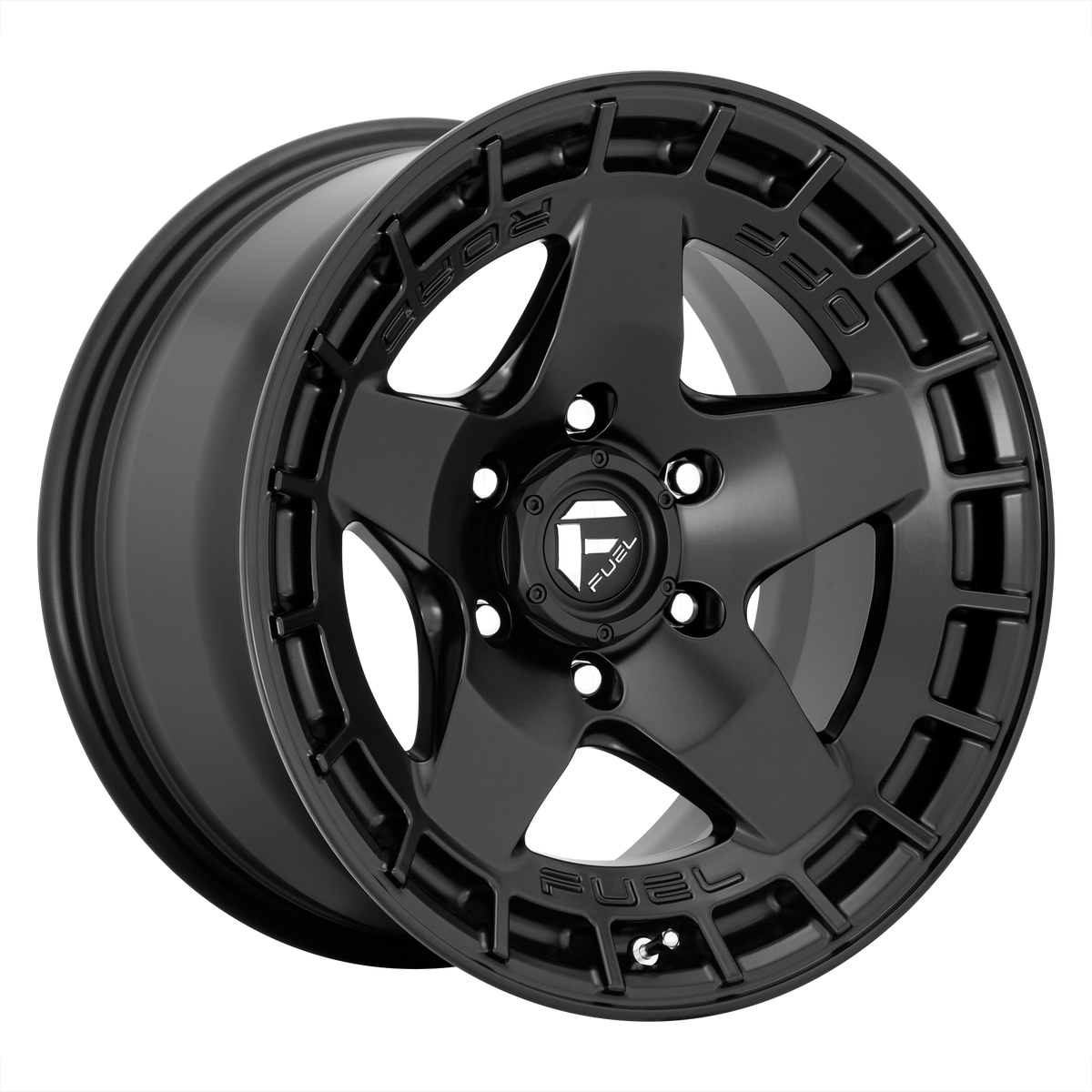 Fuel WARP Satin Black wheel view 4