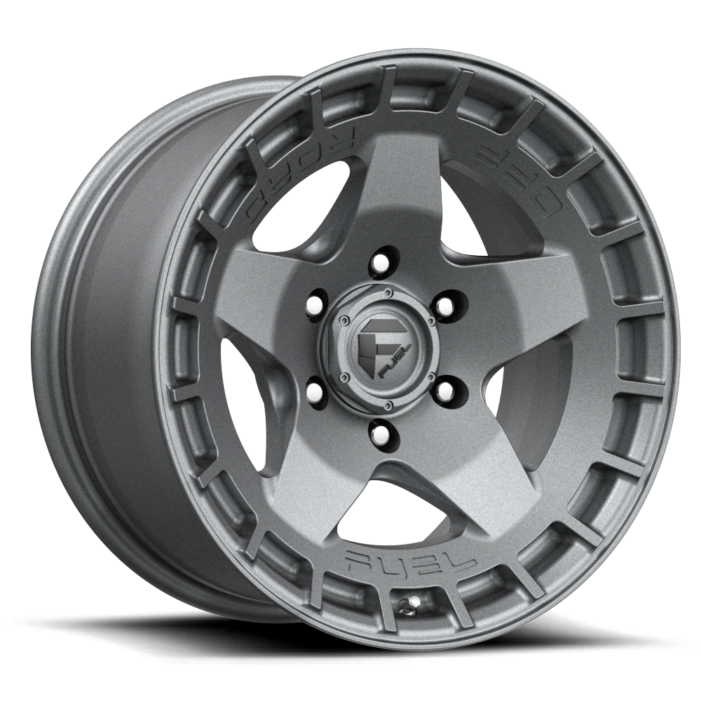 Fuel WARP Matte Gunmetal wheel view 4