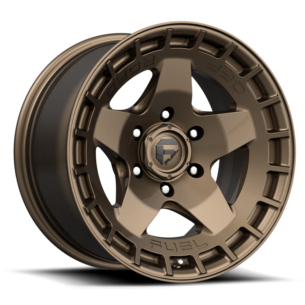 Fuel WARP Matte Bronze wheel view 2