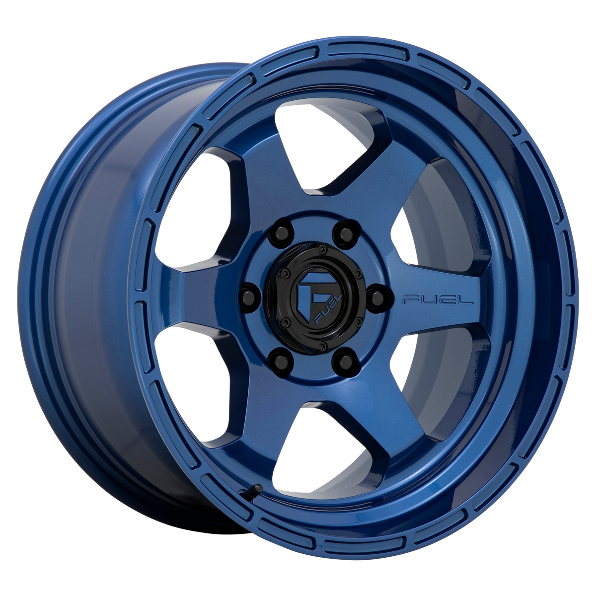 Fuel SHOK Dark Blue wheel view 4