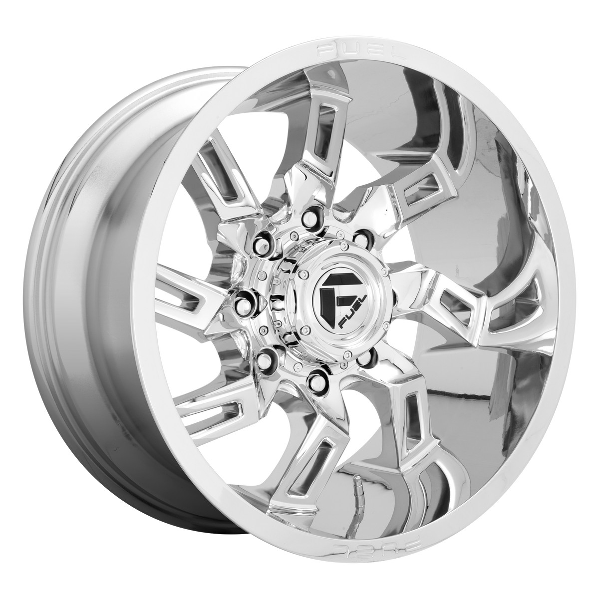 Fuel LOCKDOWN Chrome wheel view 2