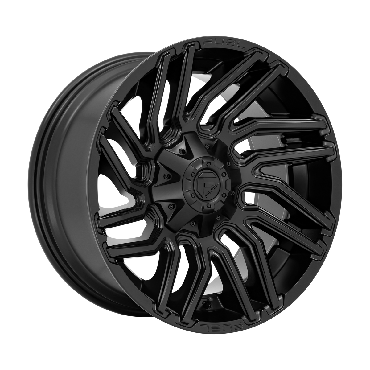 Fuel TYPHOON Matte Black wheel view 4