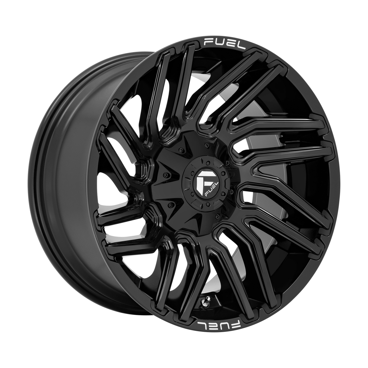Fuel TYPHOON Gloss Black wheel view 4