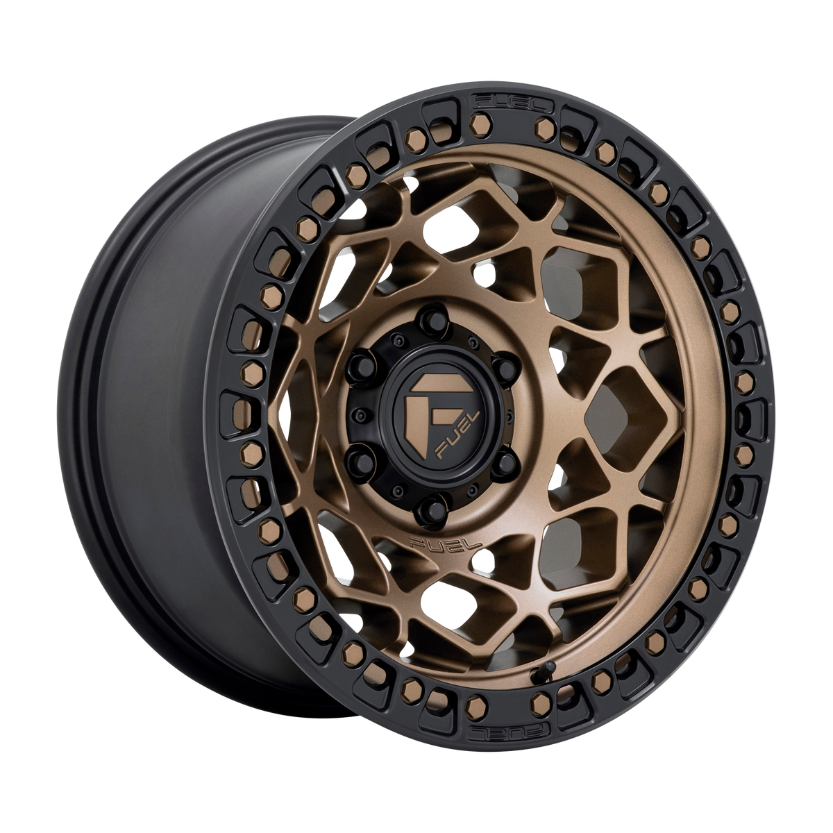 Fuel UNIT Bronze W/ Matte Black Ring wheel view 4