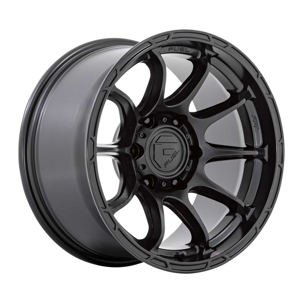 Fuel VARIANT Matte Black wheel view 4