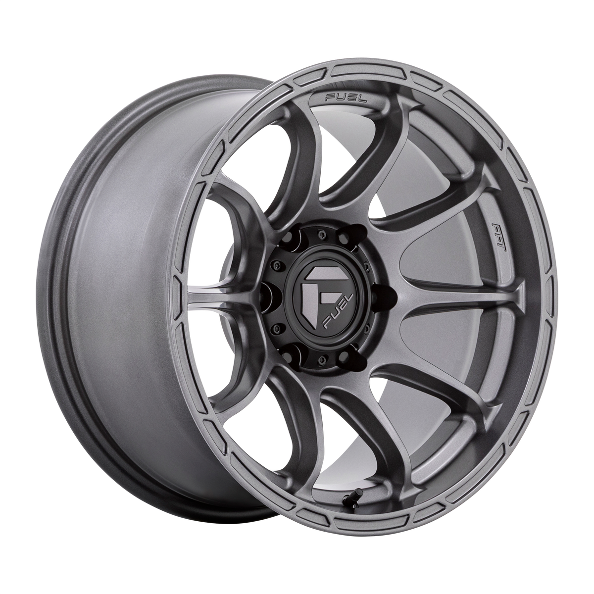 Fuel VARIANT Matte Gunmetal wheel view 4