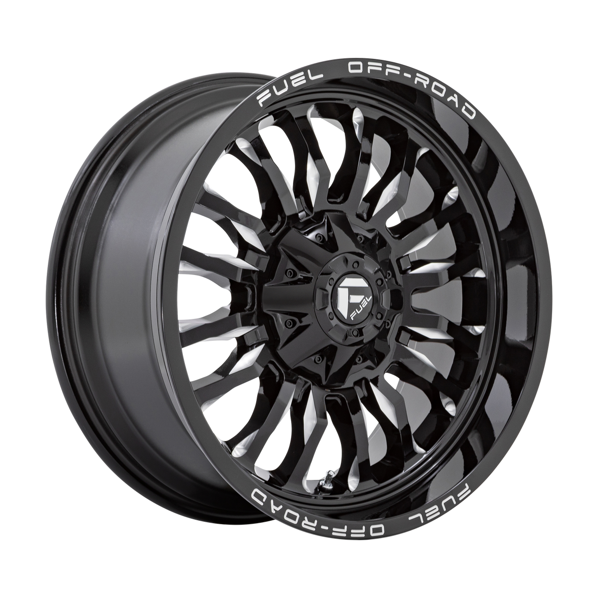 Fuel ARC Gloss Black Milled wheel view 4