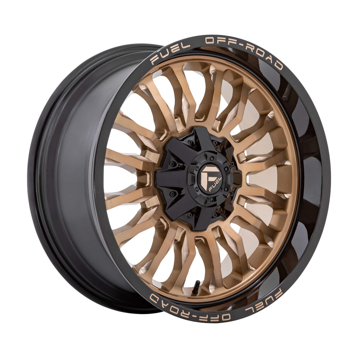 Fuel ARC Platinum Bronze W/ Black Lip wheel view 4