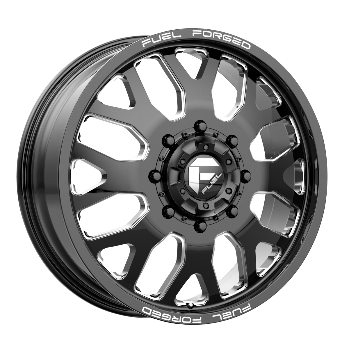 Fuel FF19 Gloss Black Milled wheel