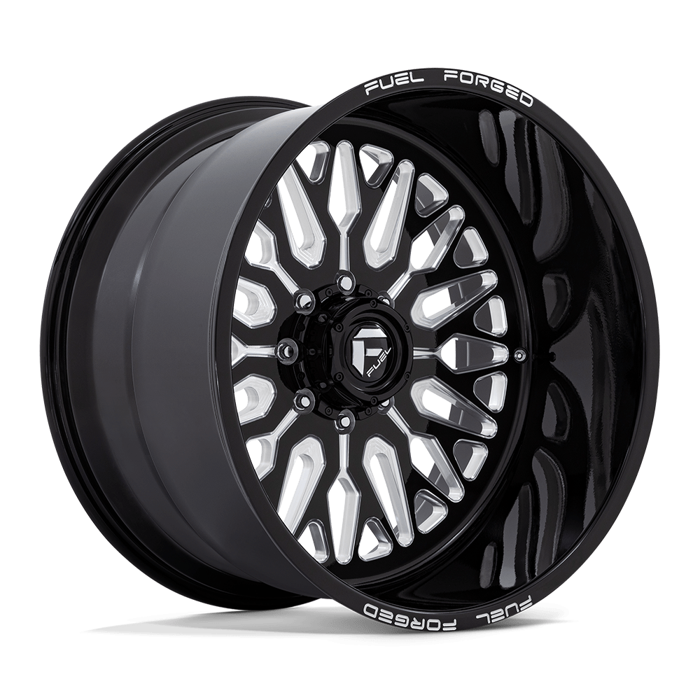 Fuel FF109 Gloss Black Mill-Mach wheel