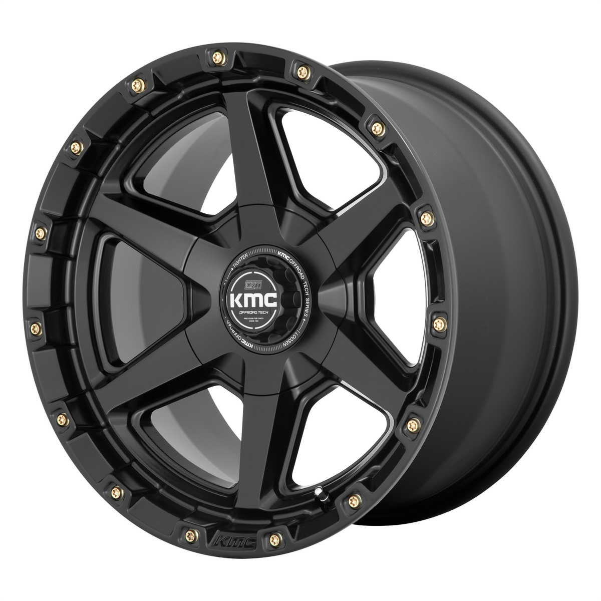 KMC TEMPO Satin Black wheel view 4