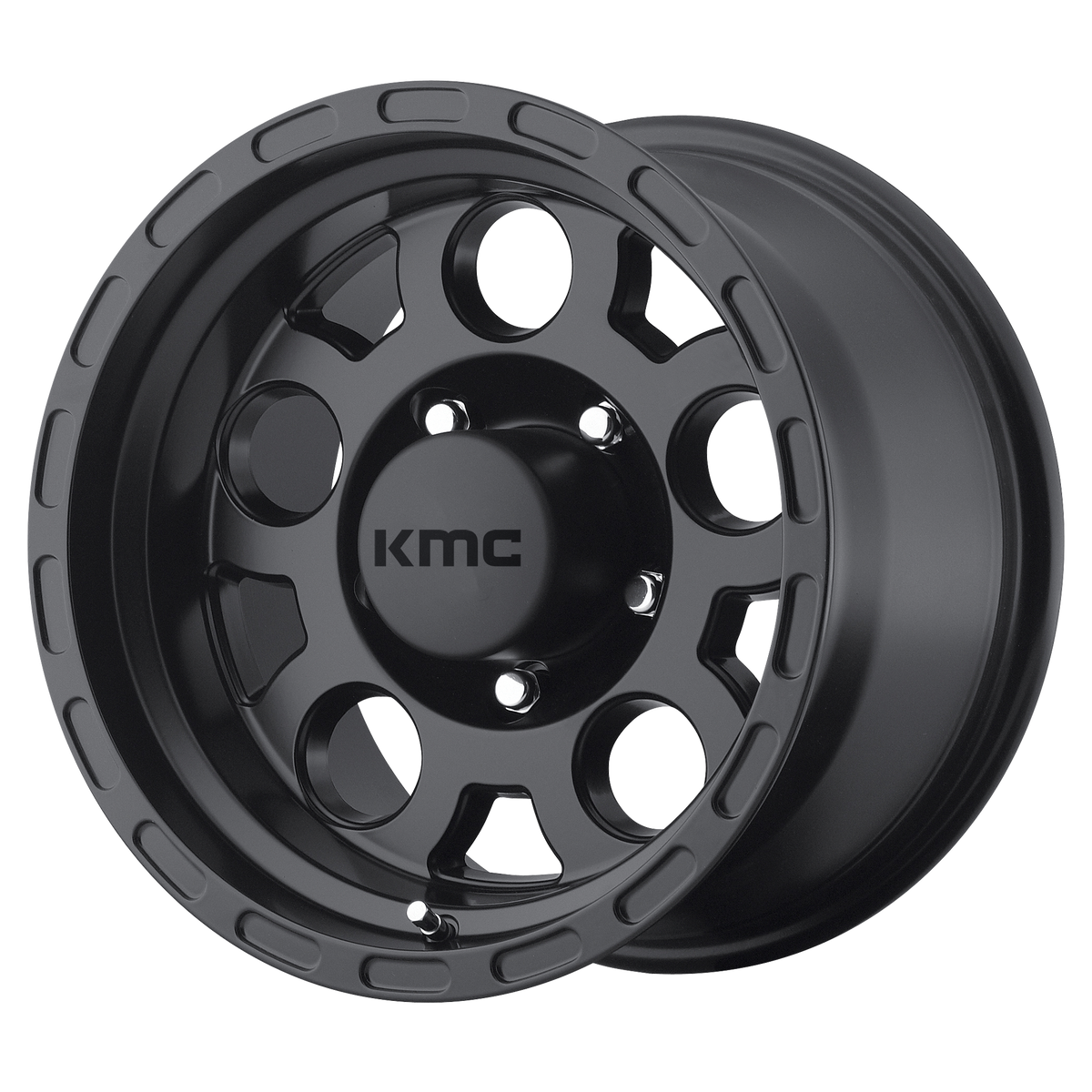 KMC ENDURO Matte Black wheel view 2
