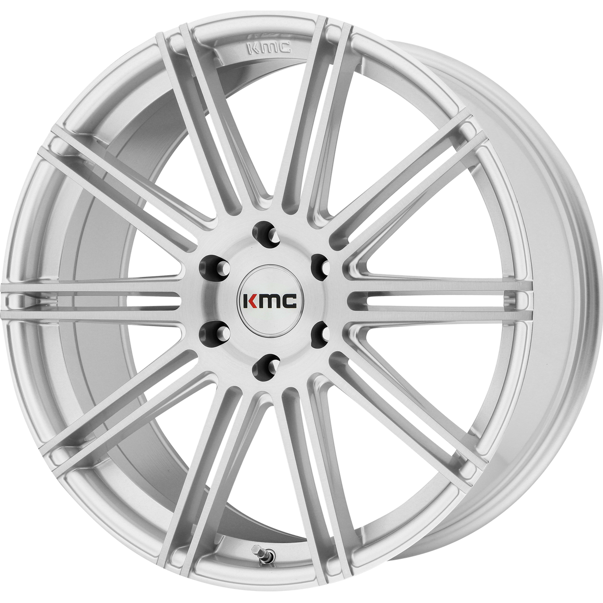 KMC CHANNEL Brushed Silver wheel