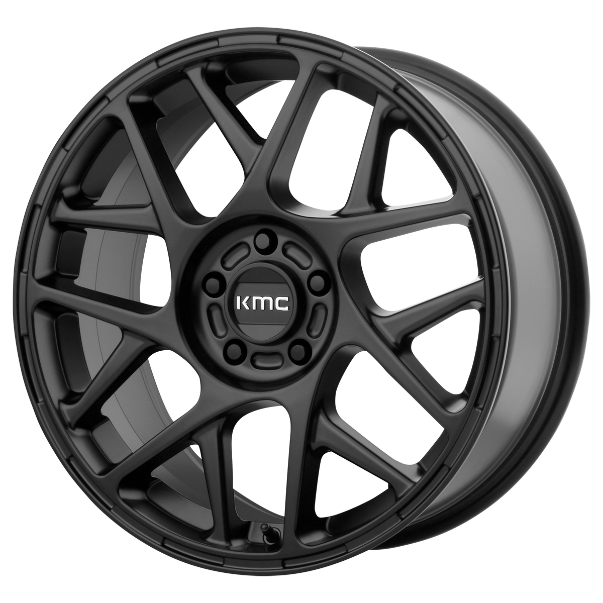 KMC BULLY Satin Black wheel view 2
