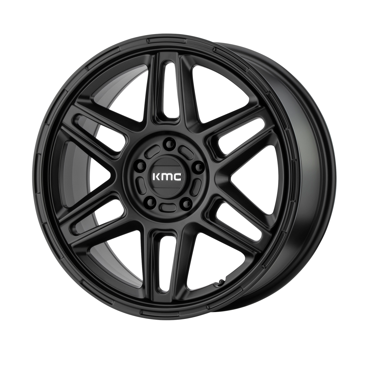KMC NOMAD Satin Black wheel view 2