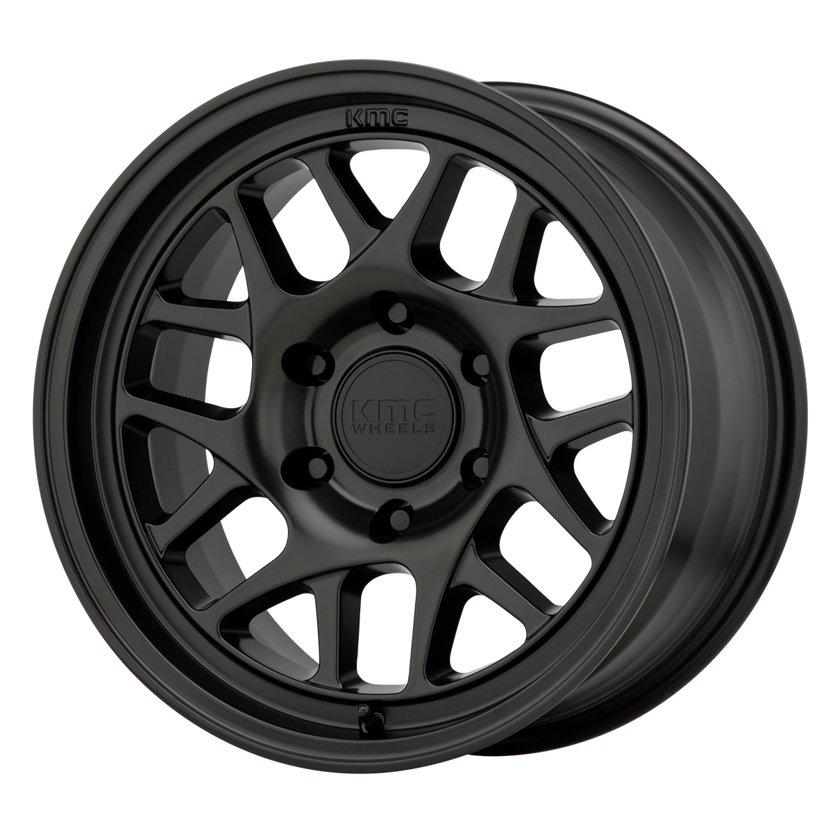 KMC BULLY OL Satin Black wheel view 2