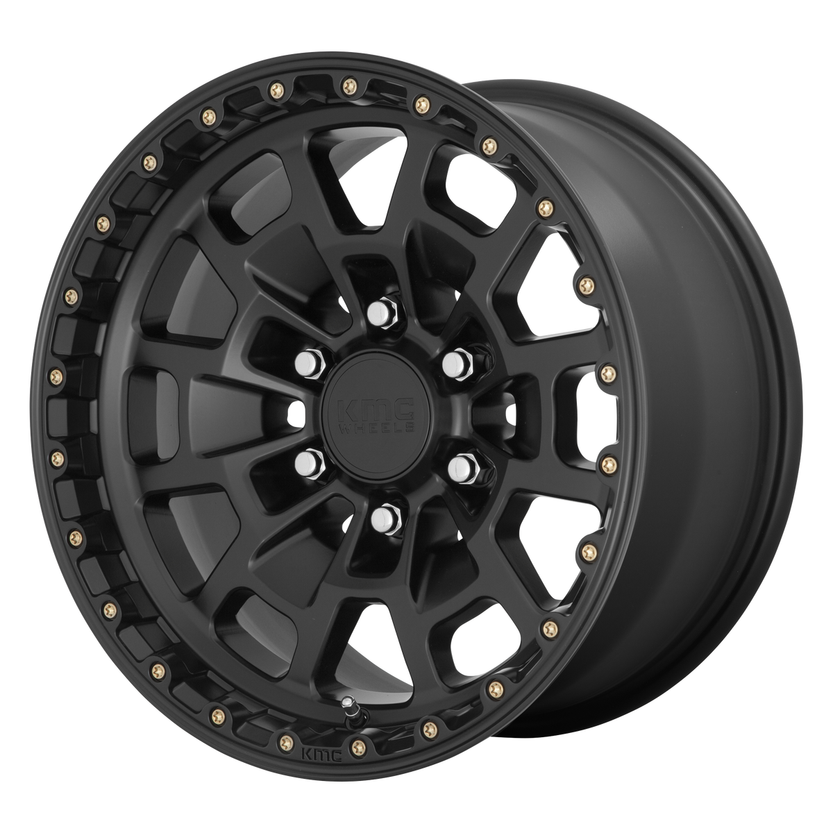 KMC SUMMIT Satin Black wheel view 2