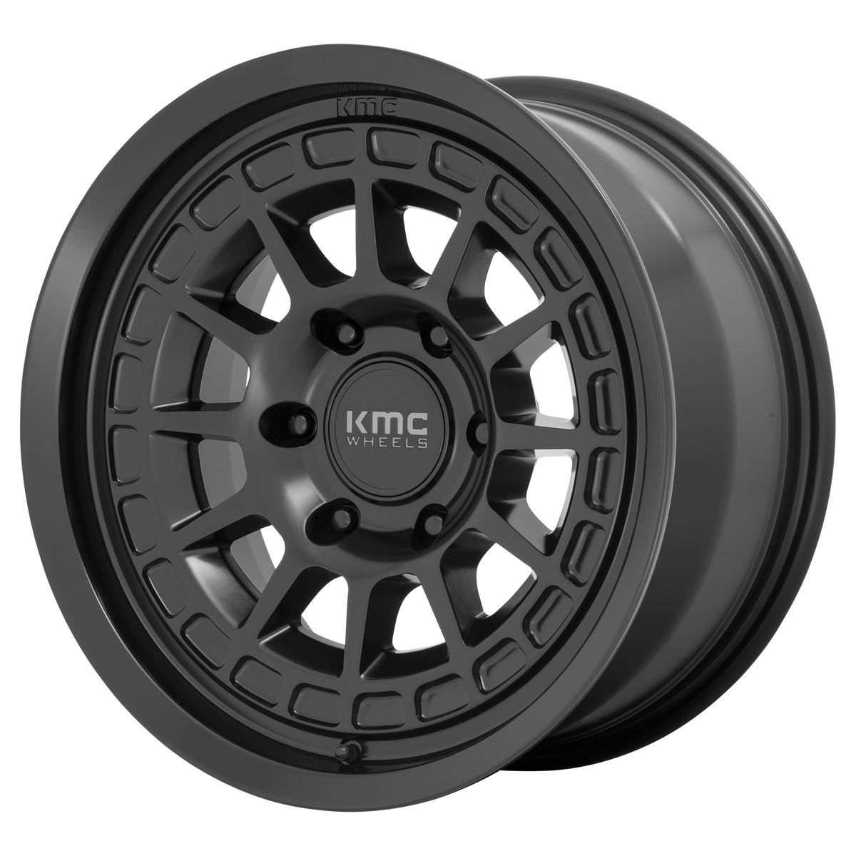 KMC CANYON Satin Black wheel view 2