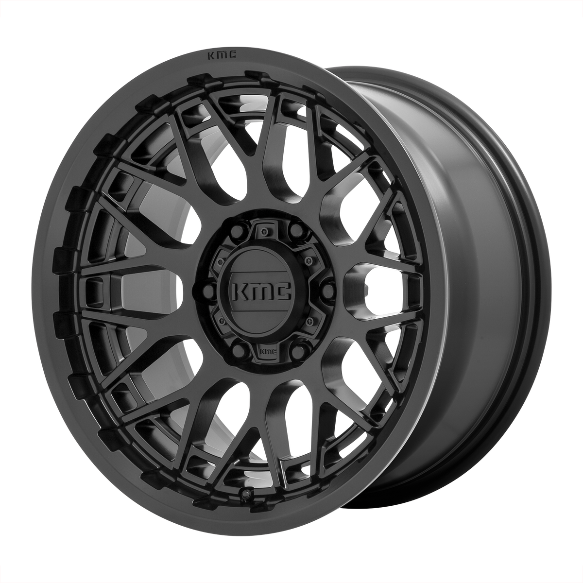 KMC TECHNIC Satin Black wheel view 2