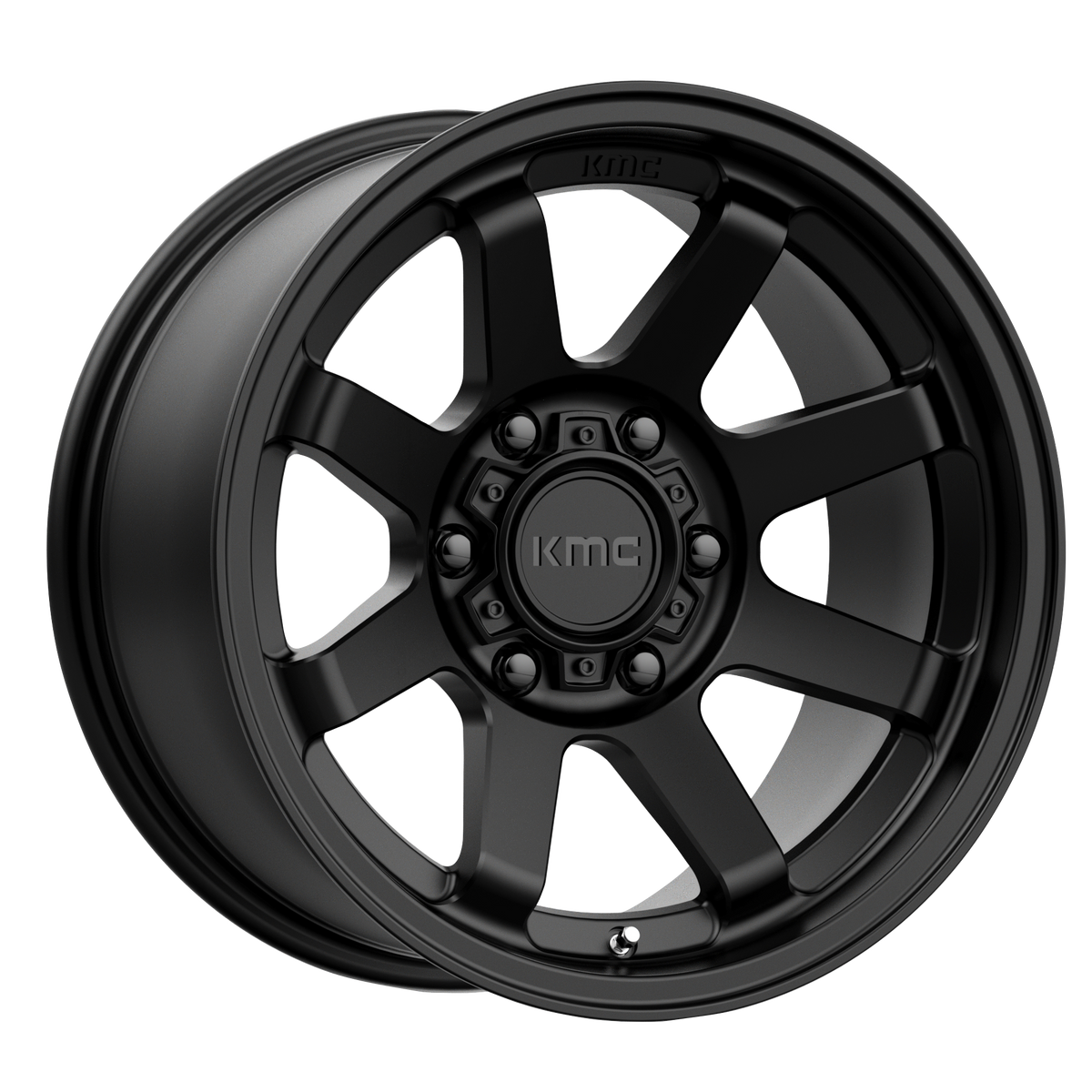 KMC TRAIL Satin Black wheel view 4