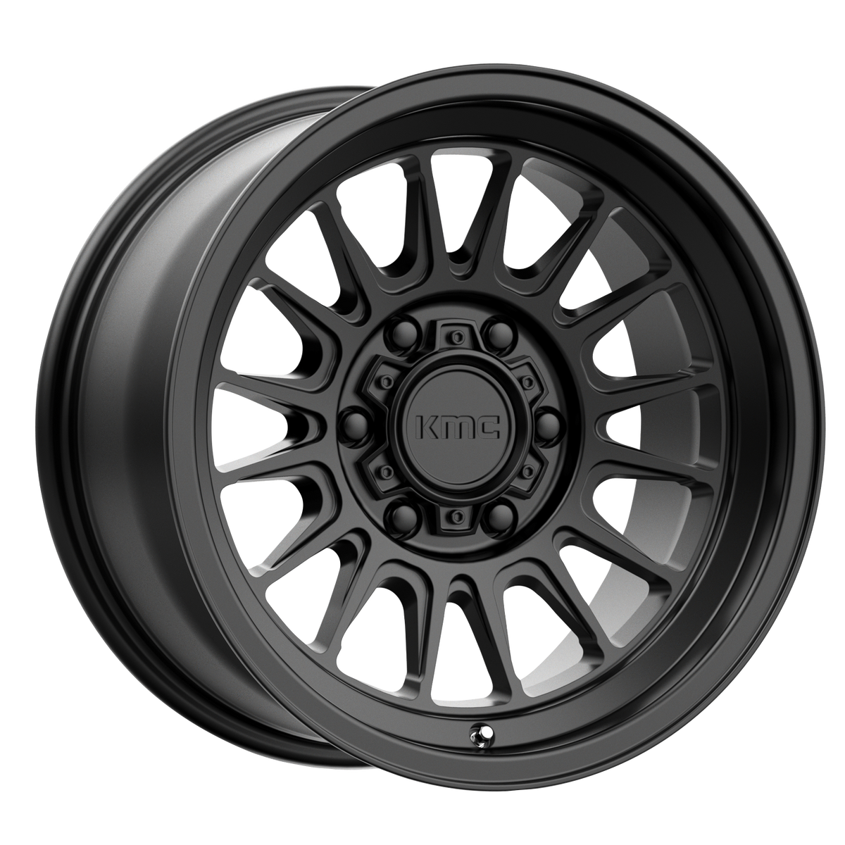 KMC IMPACT OL Satin Black wheel view 4