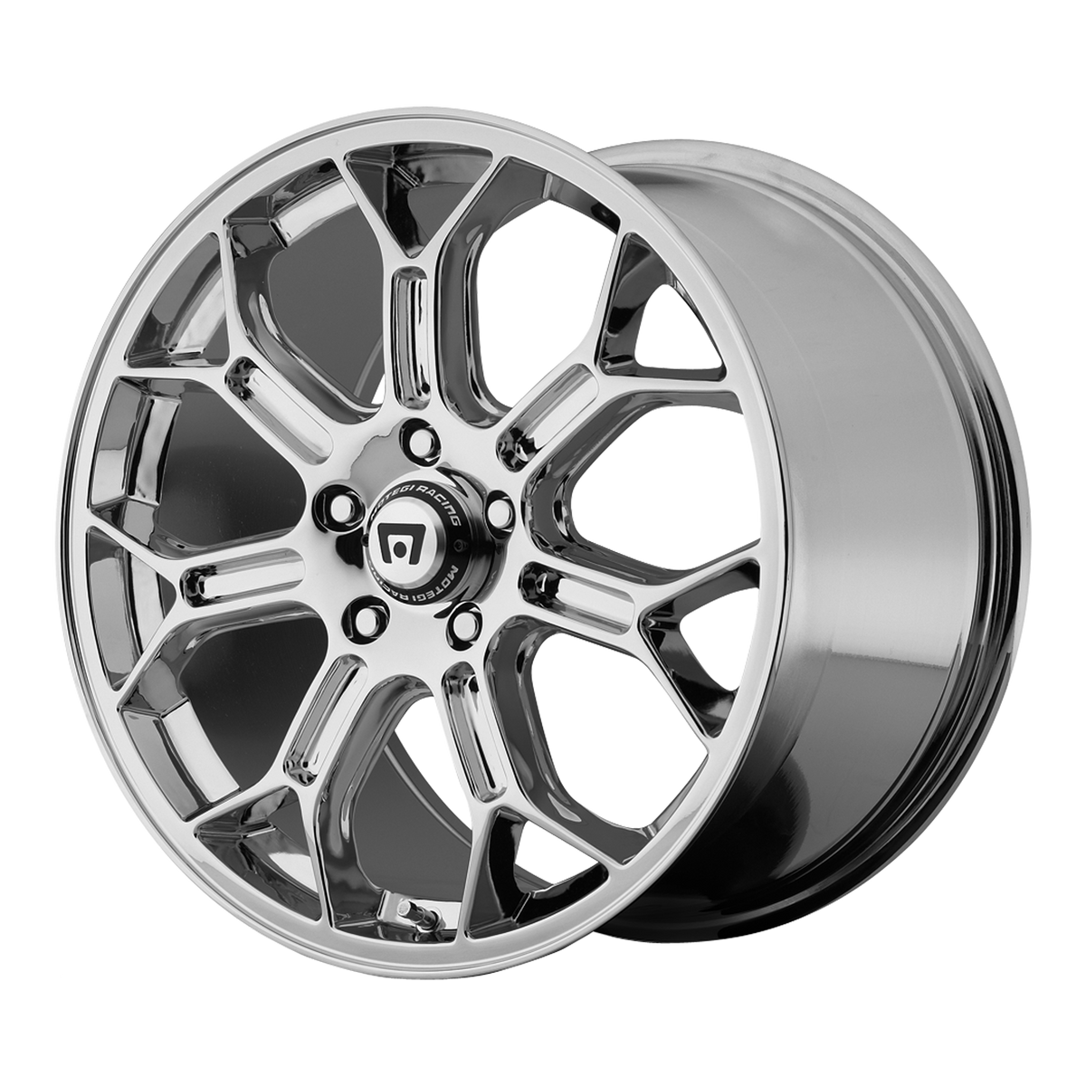 Motegi TECHNO MESH S Chrome wheel view 2