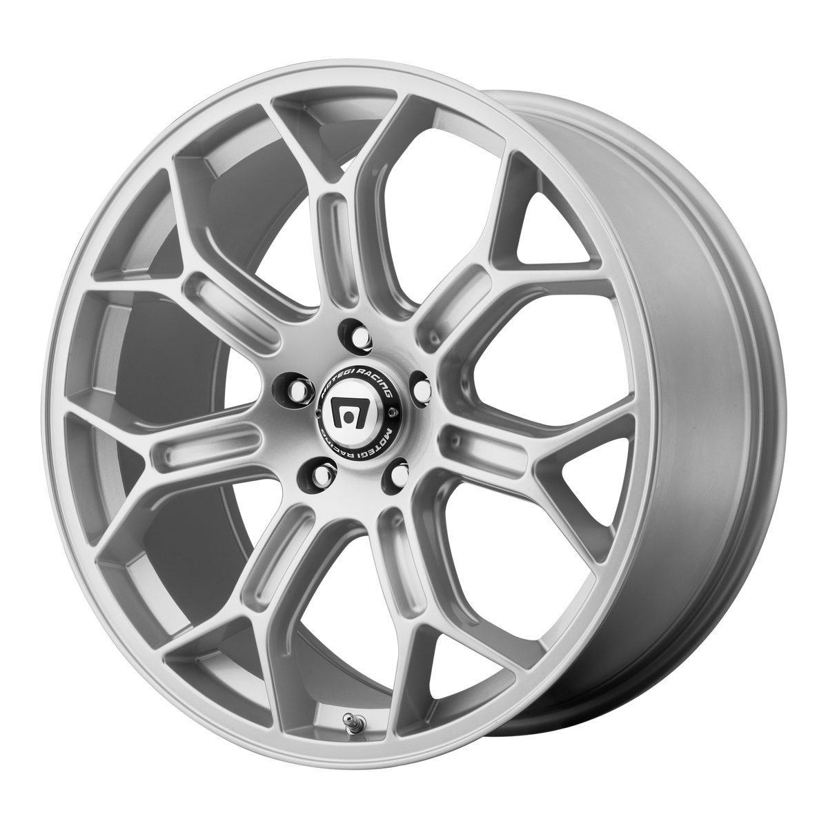 Motegi TECHNO MESH S Race Silver wheel view 2