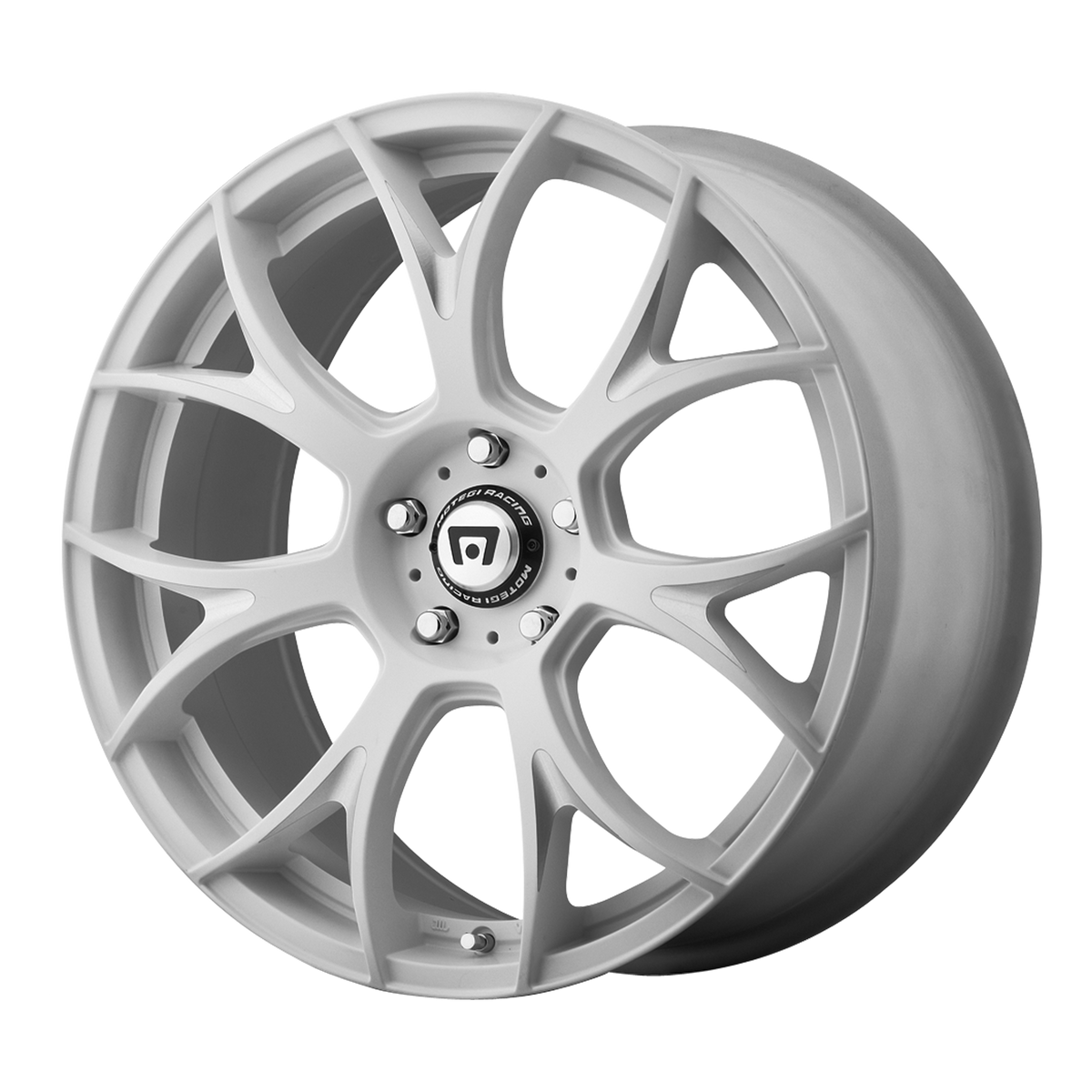 Motegi MR126 Matte White W/ Milled Accents wheel