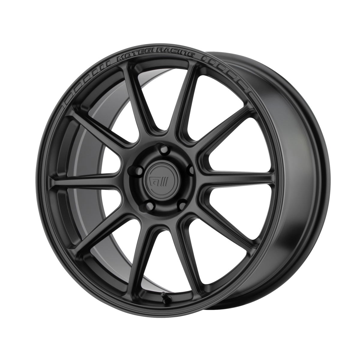 Motegi SS10 Satin Black wheel view 2