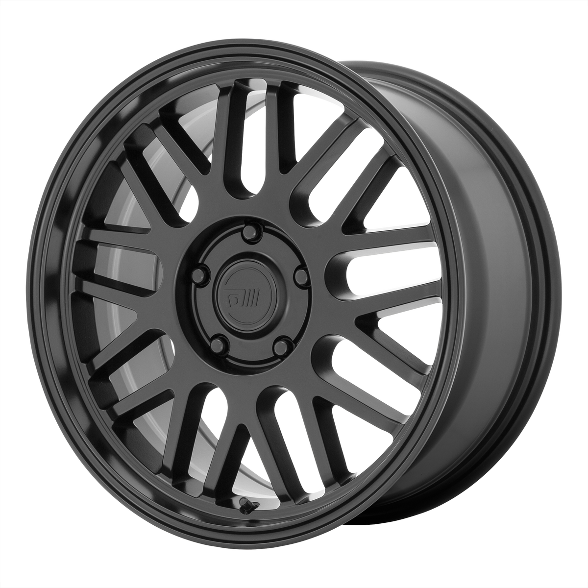 Motegi M9 Satin Black wheel view 2