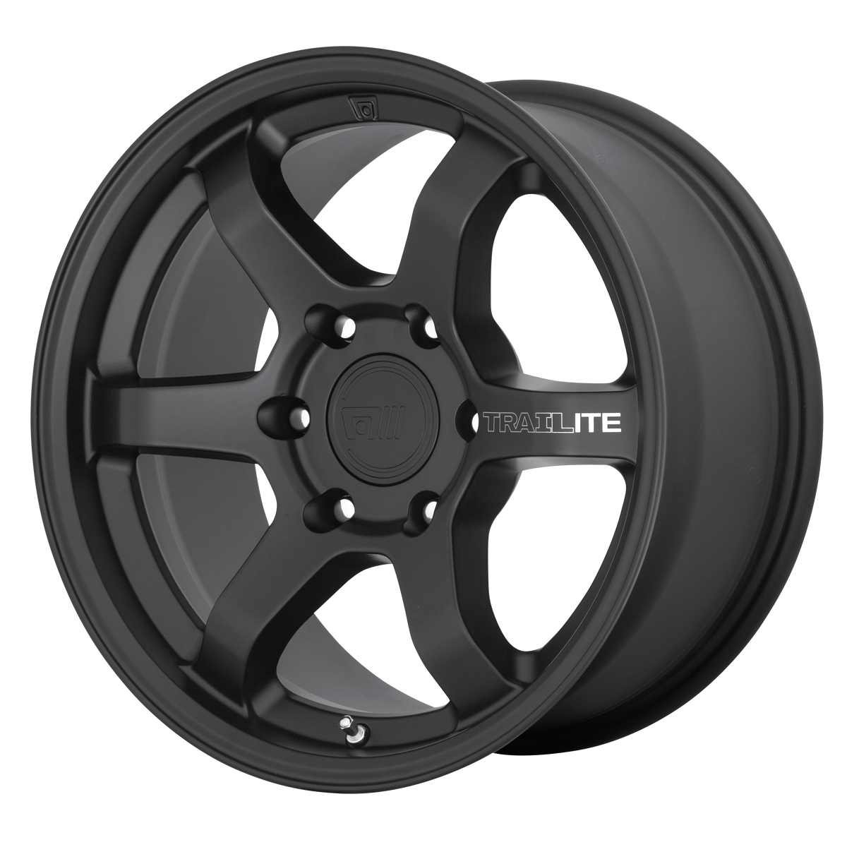 Motegi TRAILITE Satin Black wheel view 2