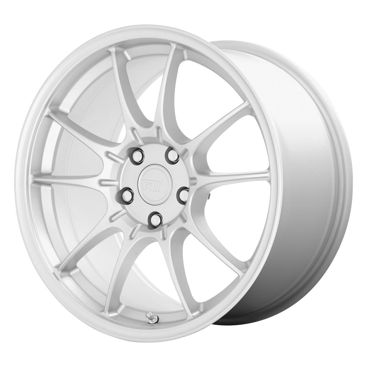 Motegi SS5 Hyper Silver wheel view 4