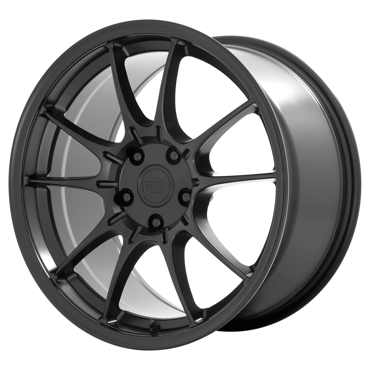 Motegi SS5 Satin Black wheel view 4