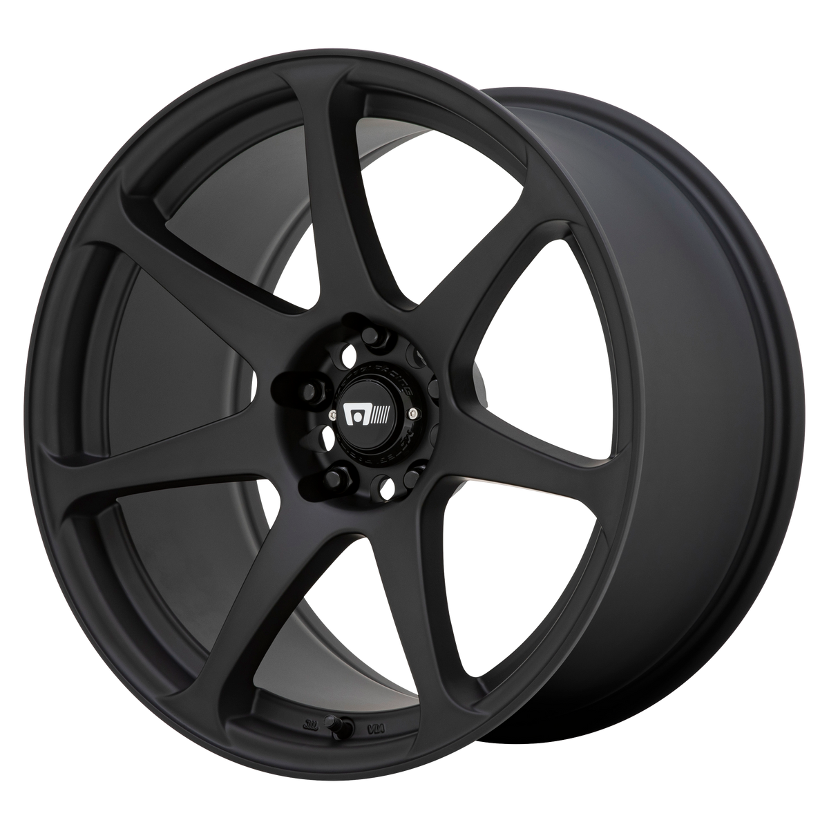 Motegi BATTLE Matte Black wheel view 4